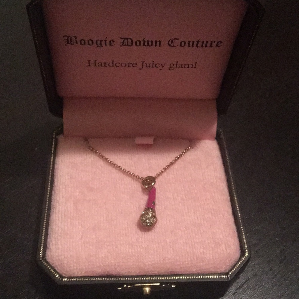 NWOT Juicy Couture Microphone Necklace